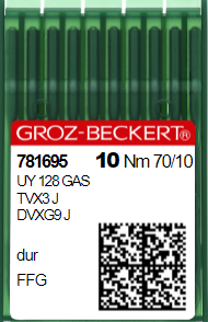Игла швейная промышленная для распошивальных машин Groz Beckert UY128 GAS,TV*3 №70 FFG/SES 132866325 фото