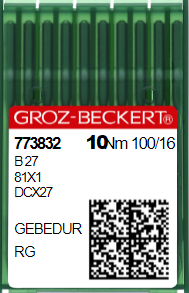 Игла швейная промышленная для оверлока Groz Beckert B27/DC*27 №100 GEBEDUR 132866528 фото