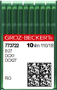 Игла швейная промышленная для оверлока Groz Beckert B27/DC*27 №110 132866529 фото