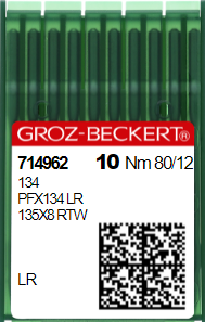 Игла для кожи с правой заточкой Groz Beckert 134LR №80 132866137 фото