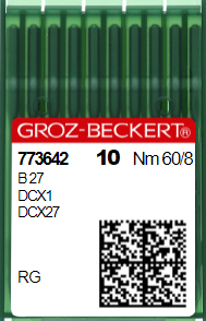 Игла швейная промышленная для оверлока Groz Beckert B27/DC*27 №60 132866534 фото