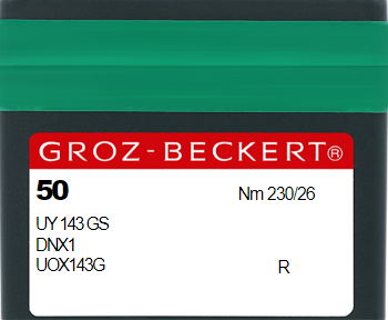 Игла швейная промышленная для мешкозашивочных машин Groz Beckert UY 143GS/DNx1/GKx9 №230 132866406 фото