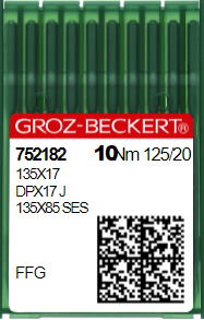 Игла швейная промышленная Groz Beckert DP*17 №125 FFG/SES 132866278 фото