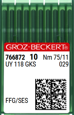 Игла швейная промышленная Groz Beckert  UY118 GKS №75 FFG/SES 7062-06-75 фото