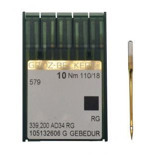 Groz Beckert 579 № 90 GEBEDUR иглы для промышленных петельных машин цепного стежка 132869875 фото