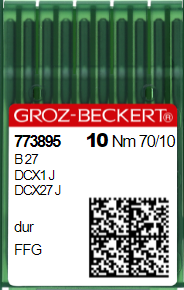 Игла швейная промышленная для оверлока Groz Beckert B27/DC*27 №70 FFG/SES 132866560 фото