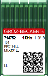Игла для кожи с левой заточкой Groz Beckert 134LL CR №110 132866115 фото
