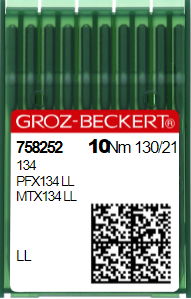 Игла для кожи с левой заточкой Groz Beckert 134LL CR №130 132866118 фото