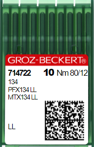 Игла для кожи с левой заточкой Groz Beckert 134LL CR №80 132866122 фото