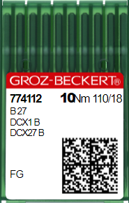 Игла швейная промышленная для оверлока Groz Beckert B27/DC*27 №110 FG/SUK 132866569 фото