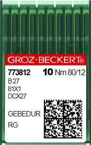 Игла швейная промышленная для оверлока Groz Beckert B27/DC*27 №80 GEBEDUR 132869891 фото