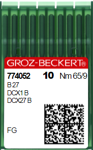Игла швейная промышленная для оверлока Groz Beckert B27/DC*27 №65 FG/SUK 132866572 фото