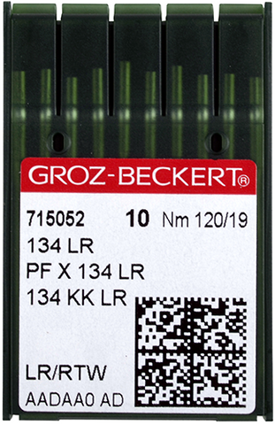 Groz Beckert 134LR №120 иглы для кожи с правой заточкой для швейных машин челночного стежка 132866128 фото