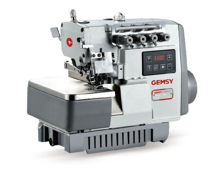 Промисловий 4-х нитковий оверлок зі вбудованим сервомотором GEMSY GEM N2-E-514M (Тільки голова) 000015249 фото Промисловий 4-х нитковий оверлок зі вбудованим сервомотором GEMSY GEM N2-E-514M (Тільки голова) 000015249 фото