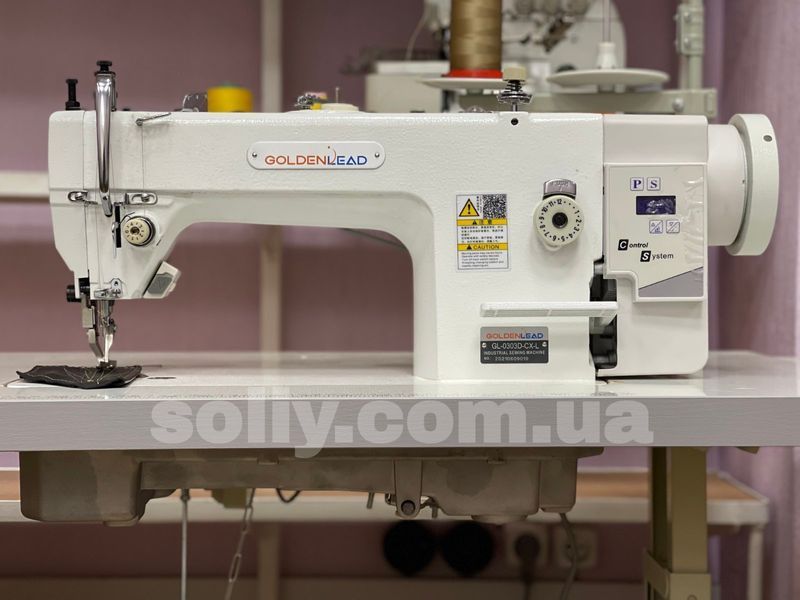 Одноигольная машина челночного стежка с двойным транспортом Golden Lead GL-0303D-CX-L 453535027 фото
