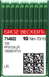 Игла для кожи с правой заточкой Groz Beckert 134LR №70 132866134 фото
